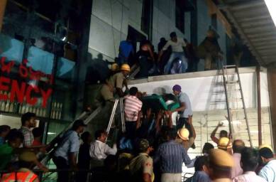 Bhubaneswar, hospital fire, hospital fire ICU, Institute of Medical Sciences & Sum Hospital, bhubaneswar hospital fire, india news