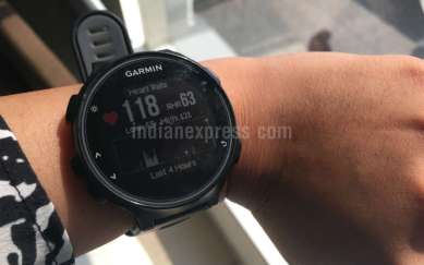 cueva cáustico Ewell Garmin Forerunner 735XT review: For those who like to train | Technology  News,The Indian Express