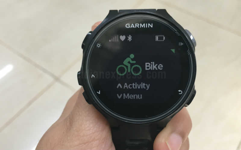 garmin forerunner 735xt step counter