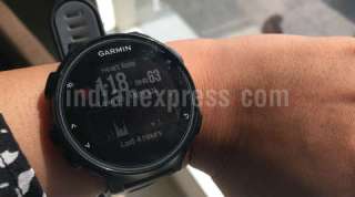 Garmin, Garmin Forerunner 735XT, Garmin Forerunner 735XT review, Garmin Forerunner 735XT features, Garmin Forerunner 735XT specs, Garmin Forerunner 735XT price, smartwatch, fitness tracker, garmin fitness tracker, jitbit, hawbone, swimming fitness tracker, cycling fitness tracker, technology, technology news, indian express review