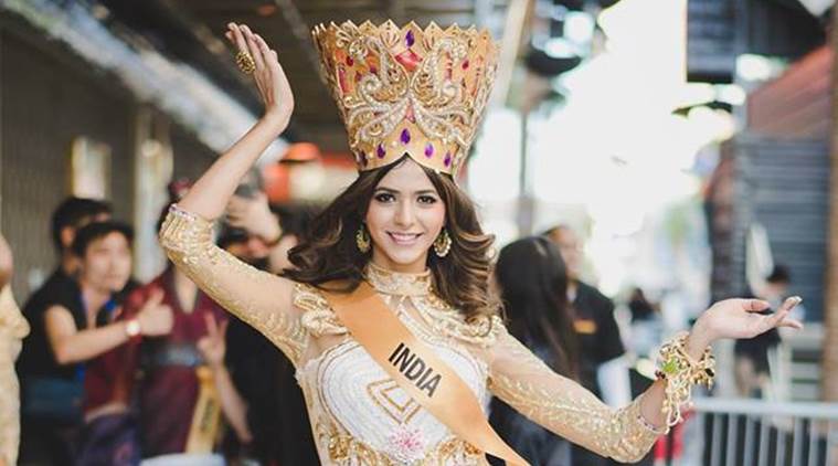 Pankhuri Gidwani at the Miss Grand International. (Source: Facebook/Pankhuri Gidwani)