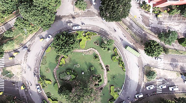 GIS mapping, geographic information system, GIS mapping Chandigarh, Drones, Chandigarh Administration, India news, Punjab news, Indian express news