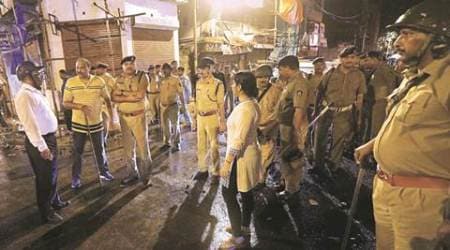 gujarat, gujarat police, amreli, amreli police assaulted, gujarat cops assaulted, gujarat cops, india news, gujarat news