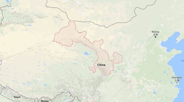 china, china news, china landslide, china landslide kills 2, 2 dead in china landslide, 2 buildings buried in china landslide, china gansu landslide, landslide, world news, indian express