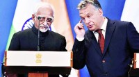 Hamid Ansari, Hamid Ansari Hungary, Hamid Ansari budapest, Hungary, Viktor Orban, democracy, M A Rahman, Hamid Ansari, budapest, india news