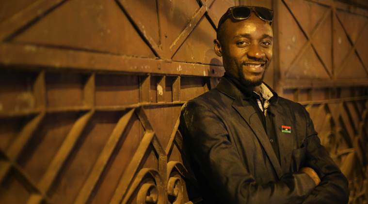 Frankline Egwim from Biafra, Nigeria. (Source: Express photo by Oinam Anand)