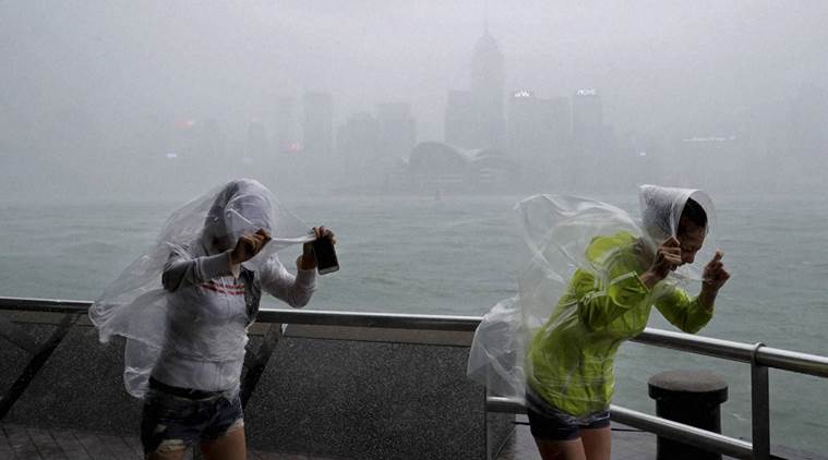 Haima, typhoon haima, china typhoon, china typhoon haima, china typhoon landfall, china haima landfall, china landfall, world news, indian express