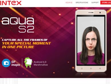 Intex, Intex Aqua s2, Intex Aqua s2 price, Intex Aqua s2 specifications, Intex Aqua s2 features, Aqua s2, cheapest fingerprint scanner phone, Android, smartphones, technology, technology news