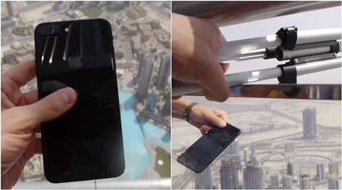 iphone 7 plus, iphone 7 plus durf khalifa, burj khalifa iphone 7 plus video, techrax, indian express, indian express news