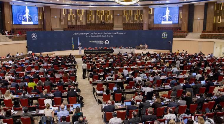 kigali, hfc, hfc gas, hydrofluorocarbon hydrofluorocarbon gas, climate change, kigalai climate change, climate change meet, india news, world news