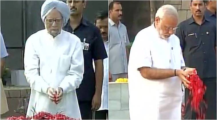 President Pranab, PM Modi Pay Tribute To Mahatma Gandhi, Lal Bahadur ...