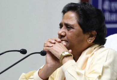 The Samajwadi Party poll rath, which was used by Akhilesh Yadav during campaigning, is being taken away from the CM’s residence in Lucknow on Sunday. Tashi Tobgyal