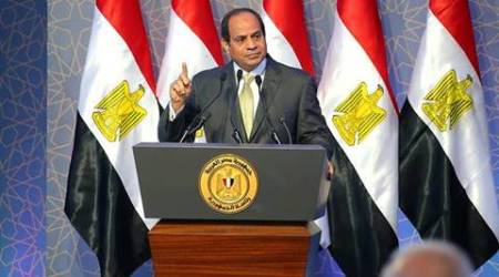 Egyptian President Abdel Fattah el-Sisi, Islamist predecessor Mohamed Morsi, Egypt protests, protest in Cairo, protest in Egypt, Jihadist attack, Egypt terrorism, world news, indian express news