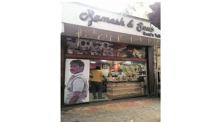 mumbai, mumbai police, mumbai police uniform, khaki uniform, khaki men, men in khaki, Nagpada police station, mumbai police dress, mumbai news, indian express news, india news