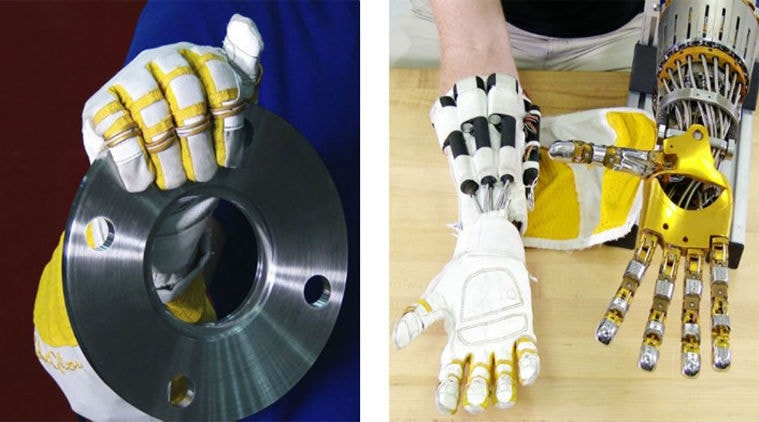  NASA, General motors, GM, Bioservo technologies, robotic gloves, NASA RoboGlove, Servo extra muscle, artificial tendons, motor-driven gloves, assembly line gloves, assembly lines, cars, car manufacturing, technology, science, science news