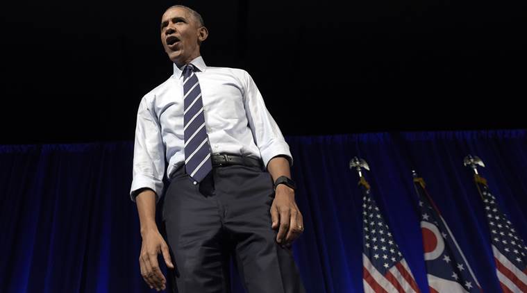 barack obama, obama, obama on us elections, us democracy obama, us elections 2016, donald trump, hillary clinton, clinton trump, us news, world news, indian express