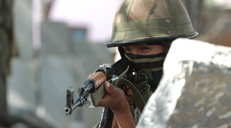 pampore, pampore encounter, pampore news, edi, edi building, edi building encounter, edi pampore, edi pampore, pampore edi, kashmir encounter, kashmir college encounter, kashmir militants, militants in kashmir, kashmir news, india news