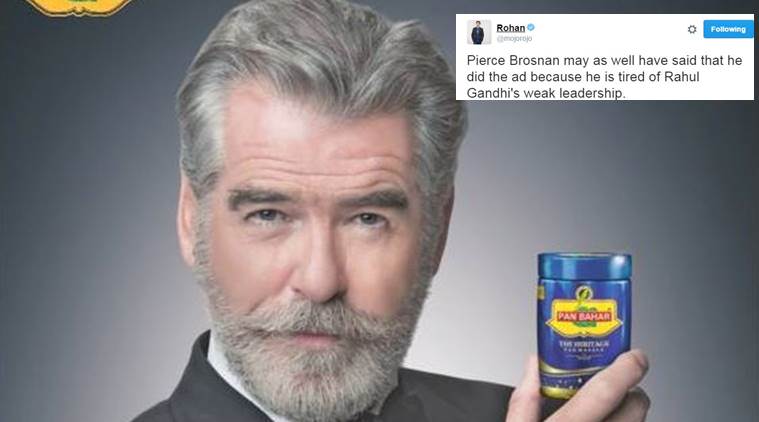Pierce Brosnan gets trolled again 
