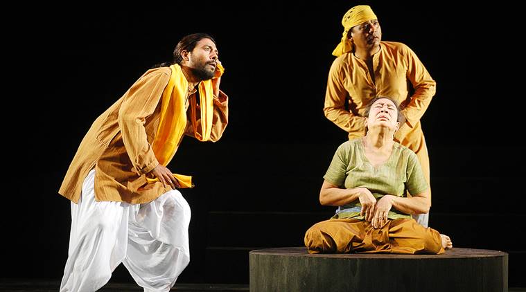 Heisnam Kanhailal, Heisnam Kanhailal plays, Heisnam Kanhailal dead, RIP Heisnam Kanhailal, mahasweta devi, manipur society, indian army rape us, rape play, National School of Drama, Badal Sircar, indian express talk