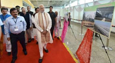 pm modi, modi varansi, narendra modi, modi varanasi visit, modi in varanasi, modi varanasi projects, modi goes to varanasi, india news, varanasi news, indian express news