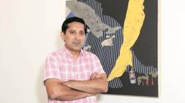 delhi, delhi art gallery, delhi vadehra art gallery, praneet soi, paintings, 9/11 attack paintings, twin tower, defence colony exhibition, indian express talk