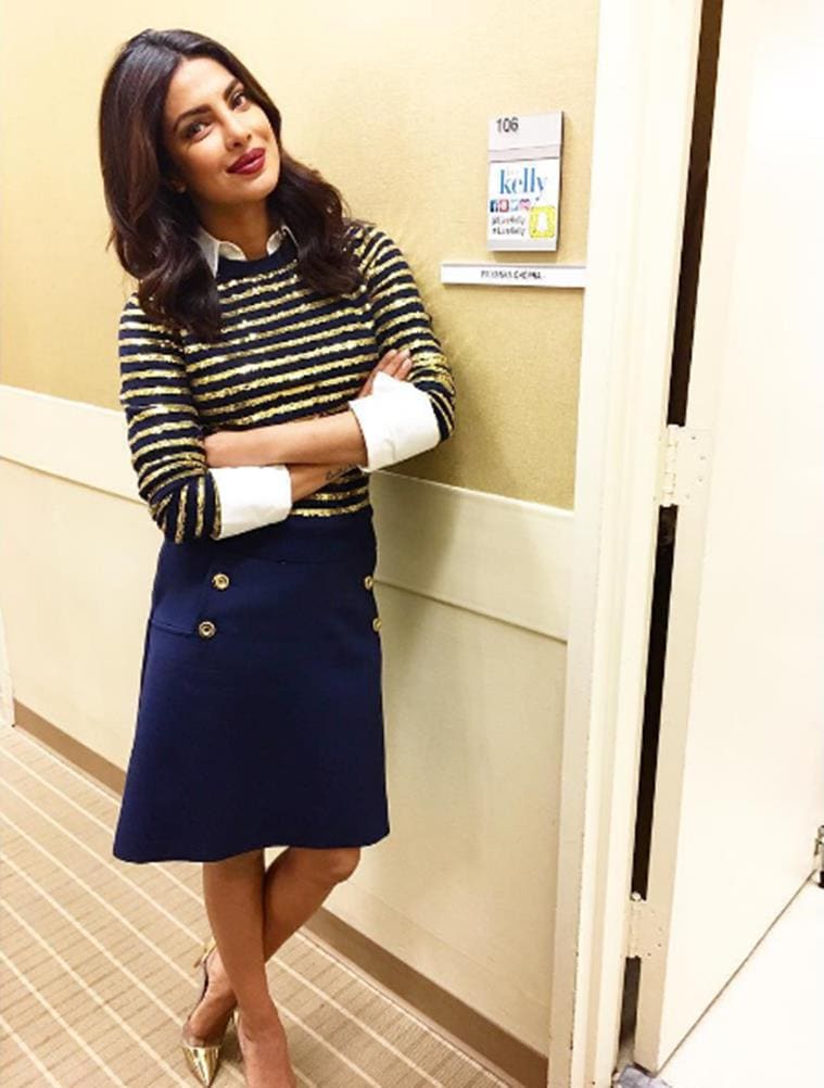 Priyanka Chopra in Michael Kors. (Source: Instagram/Cristina Ehrlich)