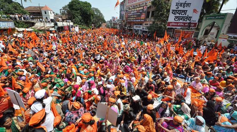 marathas march, Maharashtra maratha march, marathas silent march, kalhapur march, Maratha Kranti Mook Morcha, news, India news, national news, Maharashtra news, latest news