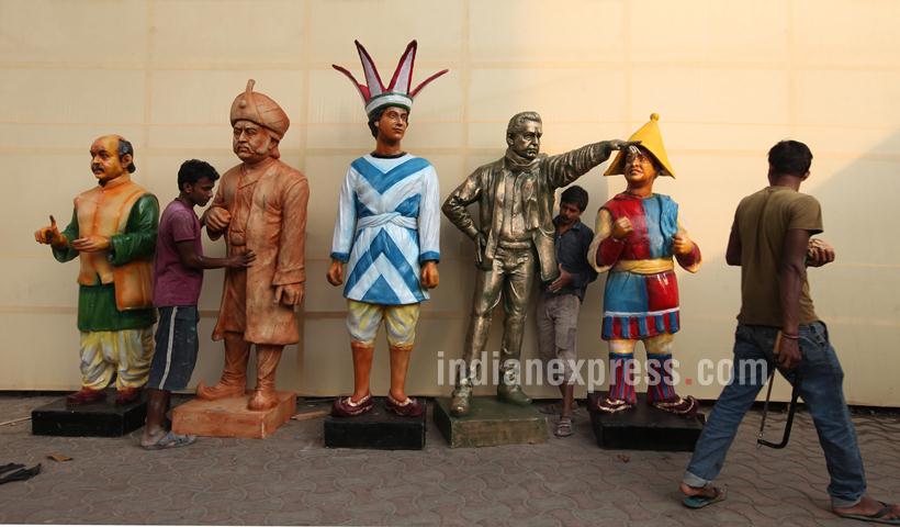 durga puja, durga puja 2016, 2016 durga puja, durga pujo, 2016 durga pujo, durga puja themes, 2016 durga puja theme, 2016 themes durga puja, kolkata pujo, Kumortuli, Kolkata puja theme 2016, kolkata news, bengal news, durga puja news, latest news, indian express, lifestyle news, durga pujo pics, durga pujo 2016 pics,
