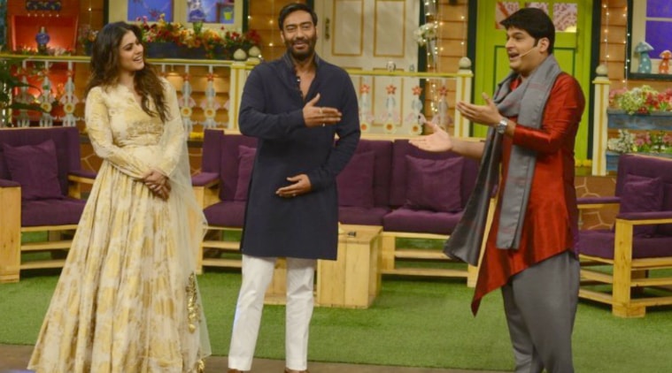 Ajay Devgn pranks the cast of The Kapil Sharma Show while promoting Shivaay, watch video | Entertainment News,The Indian Express