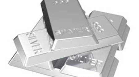 Silver, silver futures, silver futures fall, silver weak global trend, silver price, silver price india, Silver price world, Silver price singapore, indian express