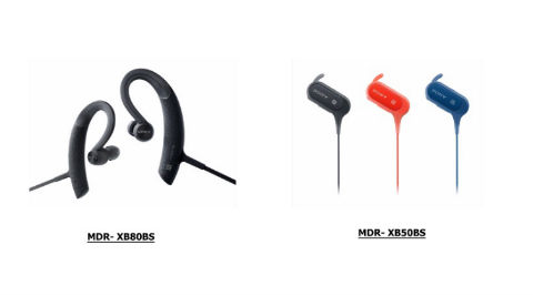 Sony launches MDR-XB50BS and XB80BS wireless extra bass in-ear