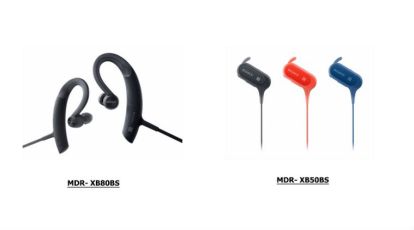 Sony launches MDR-XB50BS and XB80BS wireless extra bass in-ear 