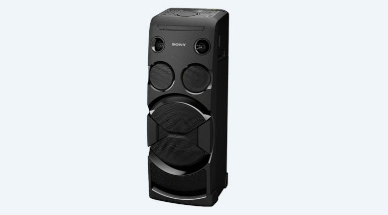 Sony, Sony MHC-V44D, Sony MHC-V44D review, MHC-V44D features, MHC-V44D india, MHC-V44D features, MHC-V44D karaoke, Karaoke compatible speakers, MHC-V44D price, MHC-V44D india price, speakers, technology, technology news, indian express