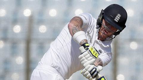 Ben Stokes struck 85 to get England out of a jail in the second innings. (Source: AP)