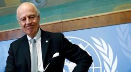 UN, United Nations, Syria envoy, Staffan de Mistura, Syria UN envoy, syria envoy resigns, Ban Ki Moon, world news, indian express news