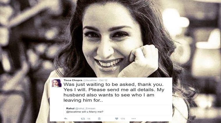 Tisca Chopra Gets A Marriage Proposal On Twitter And Her Response