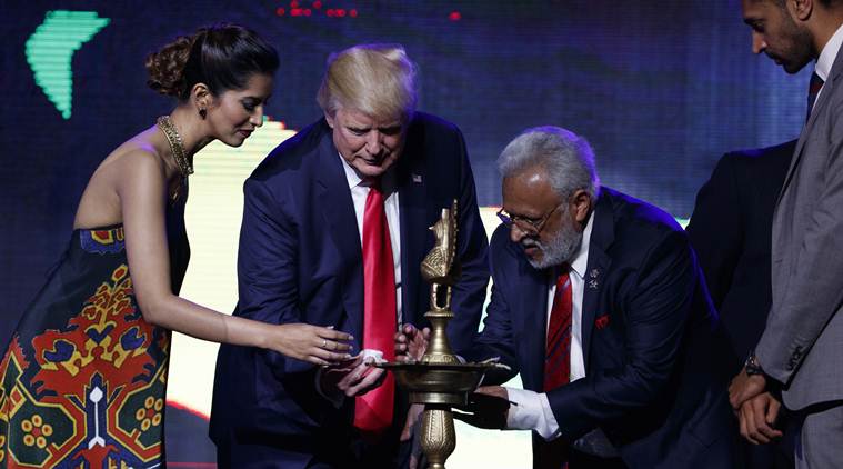 Donald Trump, trump, hindus for trump, hindu trump, Republican, US elections 2016, US presidential elections, Hindu Republican Coalition, Donald Trump in Hindu event, Donald Trump fan of Hindu, Hindu fundraiser event, Hindu fundraiser event New Jersey, world news, indian express