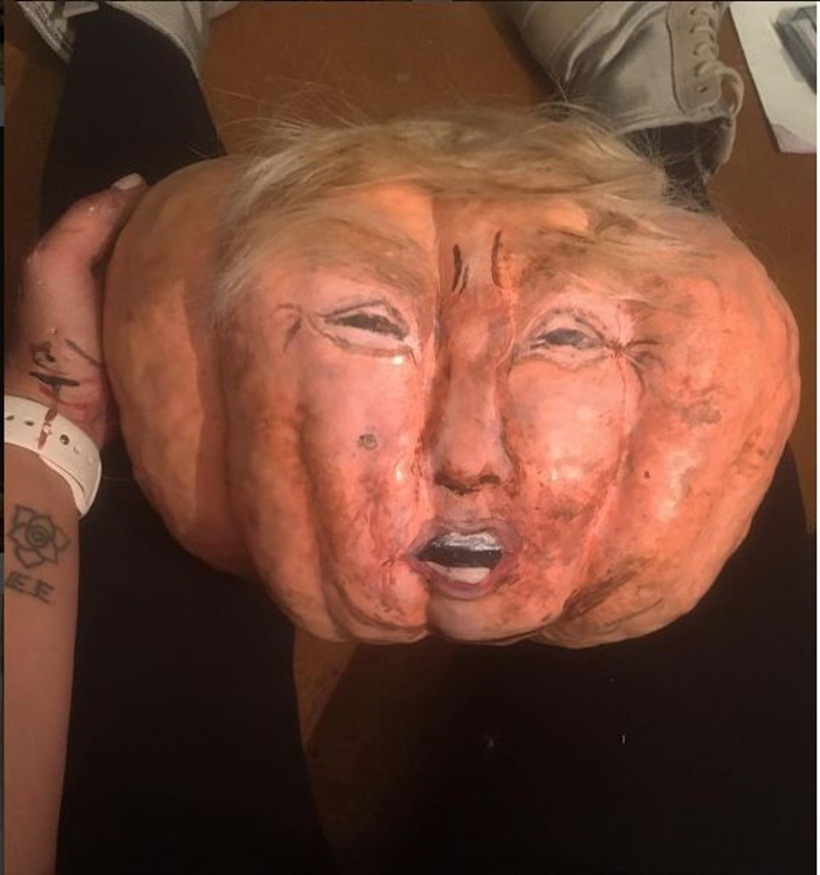 donald trump, halloween, halloween pumpkins, trump, trumpkins, halloween pumpkin carvings, trump pumpkin carvings, halloween pumpkin lanterns, pumpkin carving patterns, halloween pumpkin carving patterns, trumpkins design, trump news, halloween news, latest news, indian express