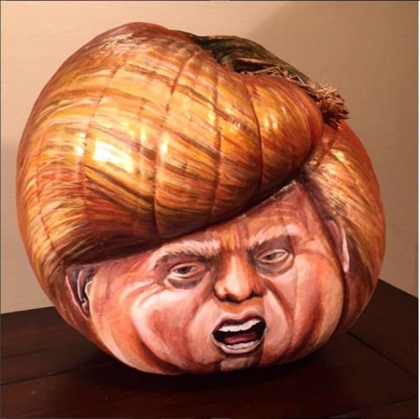 Donald Trump Pumpkin Pattern