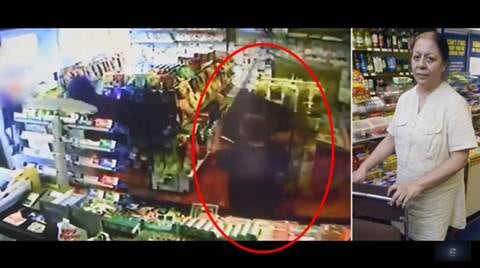 viral video, Indian origin woman, woman fight robbers, United Kingdom, UK robbers, woman fight robbers with chair, world news, indian express, viral news, trending news, latest news