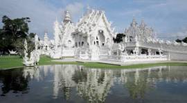 wat rong khun, wat rong khun thailand, wat rong khun chiang rai, white temple thailand, controversial white temple, thailand temples, chiang rai temples, Chalermchai Kositpipat, indian express, indian express news