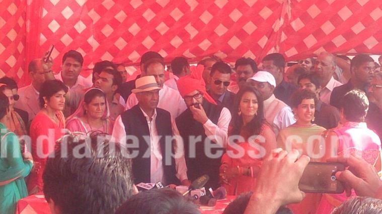 Aamir Khan at Geeta Phogat's wedding.