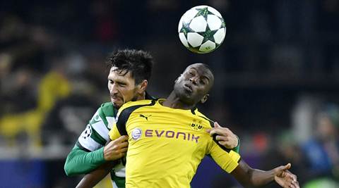 Adrian Ramos heads Borussia Dortmund into knockout stage ...