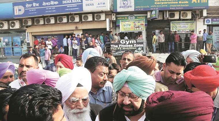 Amarinder Singh, Punjab Congress, State Bank of India, demonetisation, Parkash Singh Badal, black money, news, latest news, India news, national news