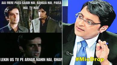 Arnab Goswami quits — in 11 Bollywood memes! | Trending News,The Indian  Express