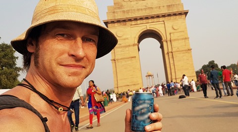 This guy travelled from Scotland to India bartering beer for food, boarding and transport!