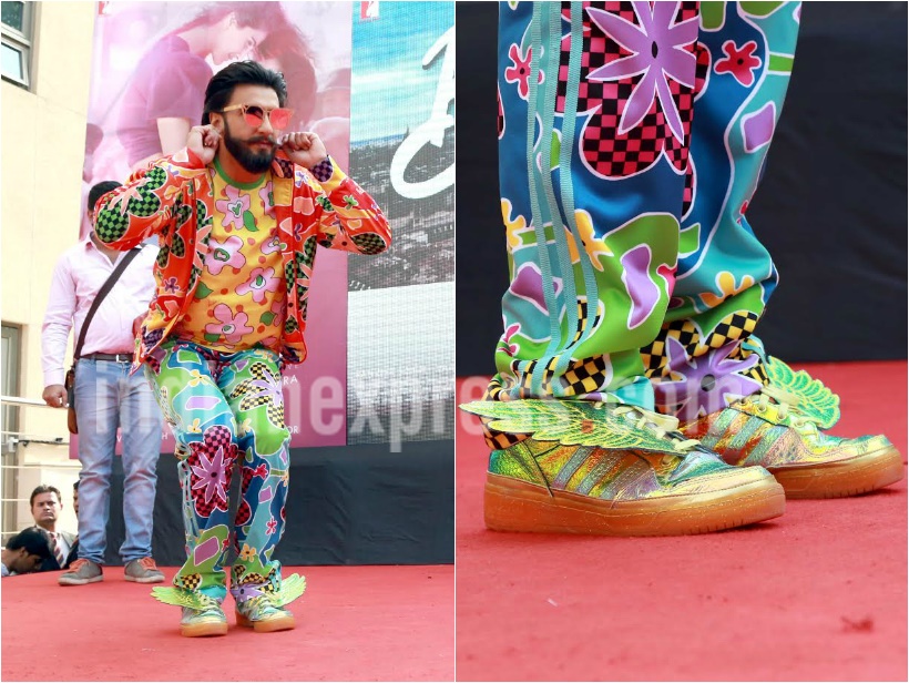 befikre, befikre new song, befikre jhulke dhulke, befikre delhi university, ranveer vaani delhi university, ranveer singh vaani kapoor, befikre ranveer singh vaani kapoor, khulke dhulke, befikre new song, befikre punjabi song, befikre ranveer dress, ranveer dress delhi, ranveer wings shoes, ranveer vaani dance, befikre news, bollywood news, indian express, indian express news