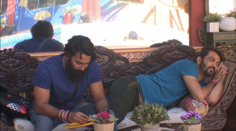 bigg boss 10, Bigg Boss 10 31st October, Bigg Boss 10 31st October episode, bigg boss nominations, bigg boss evictions, bigg boss contestants, rohan mehra, bani j, gaurav chopra, manu ounjabi, swami om, nithibha kaul, manveer gurjar, lopamudra, lokesh kumari, indian express, entertainment photos, indian express news