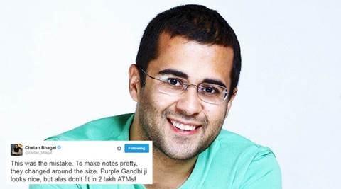 Chetan Bhagat’s long rant against demonetisation of Rs 500, Rs 1,000 is a must read