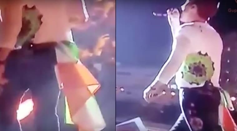 coldplay, coldplay insults flag, indian flag coldplay, global citizen, global citizen concert, coldplay video, chris martin india flag, news, latest news, national news
